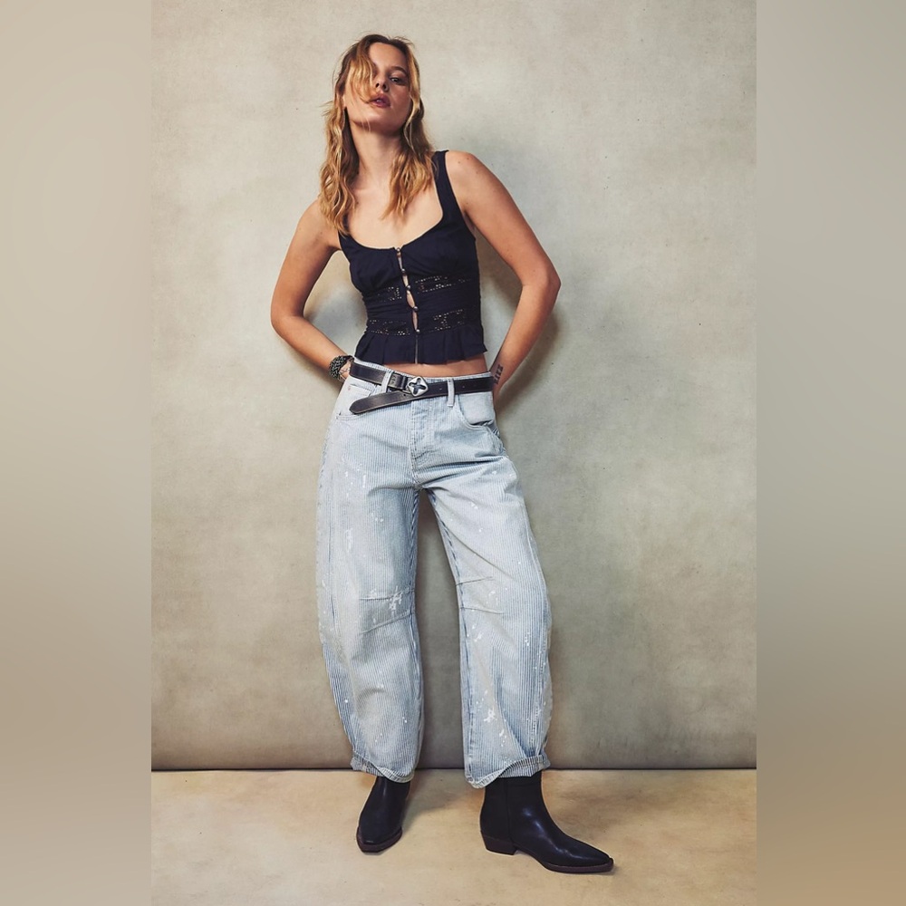 Free people stripe Jean